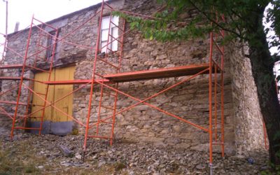restauración de casa de piedra